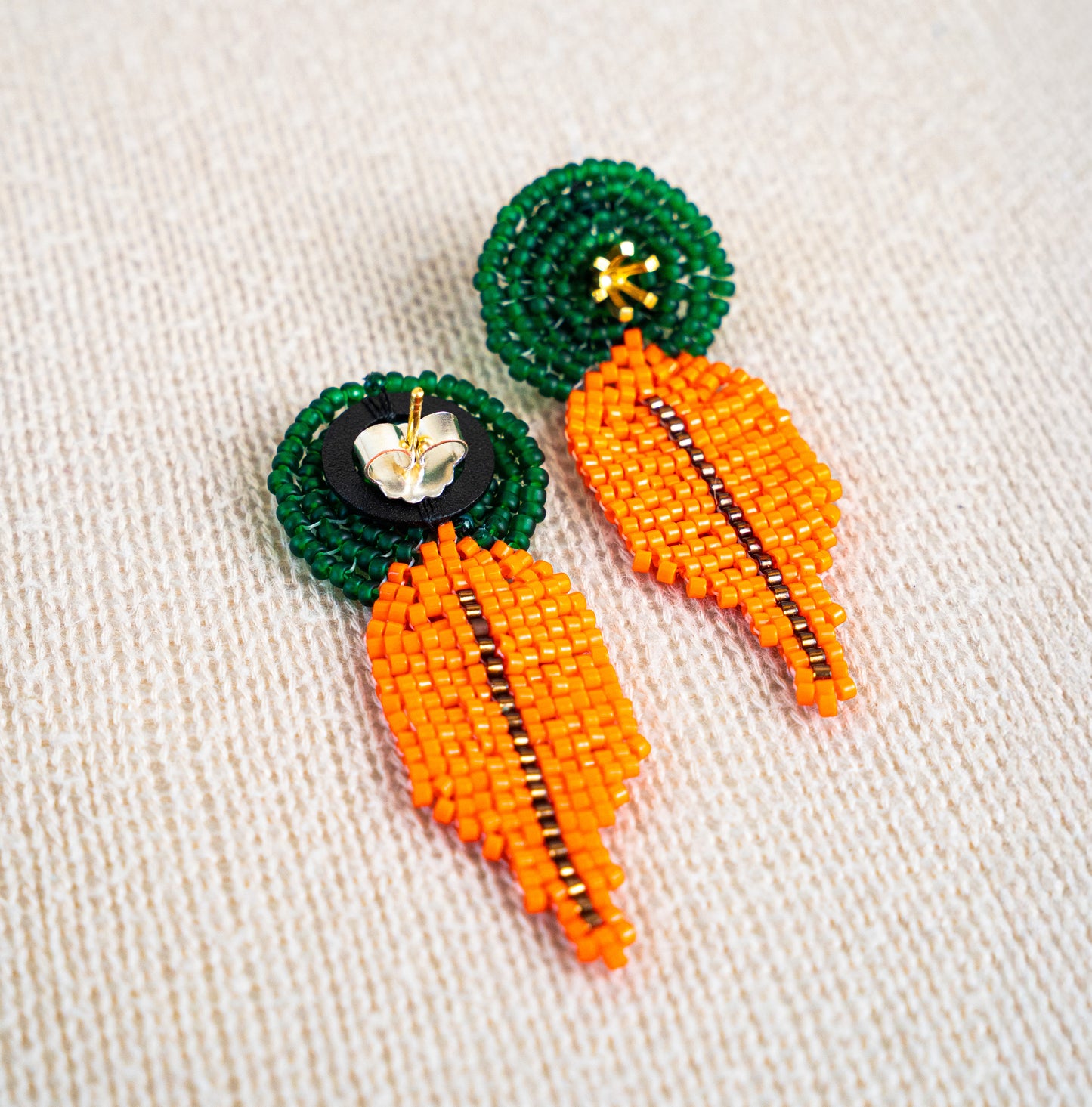 ARETES SEMILLA DE FUEGO