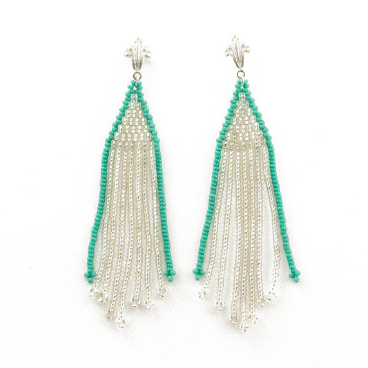 ARETES COLIBRÍ DE NIEBLA