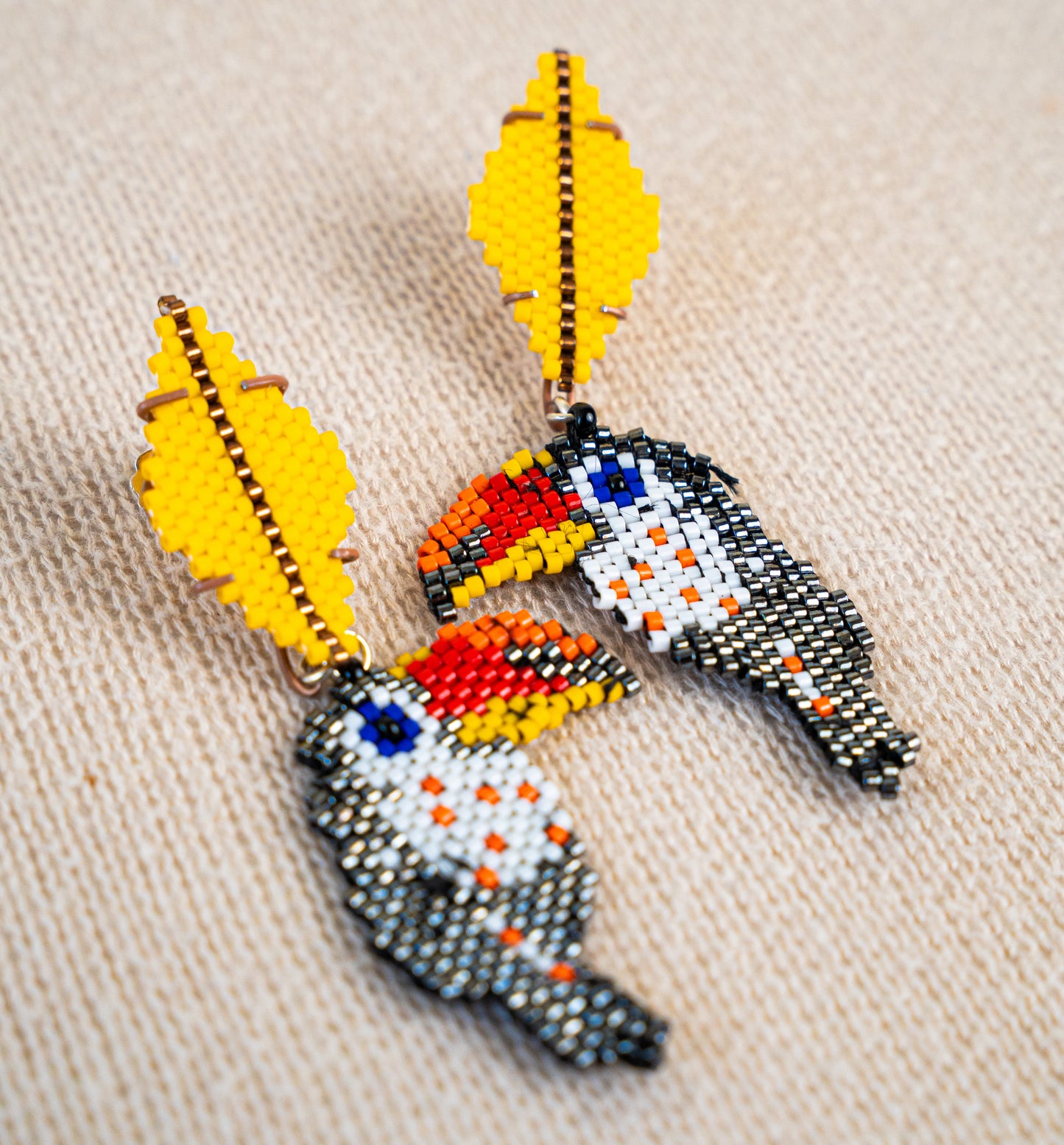 ARETES TUCÁN ESMERALDA