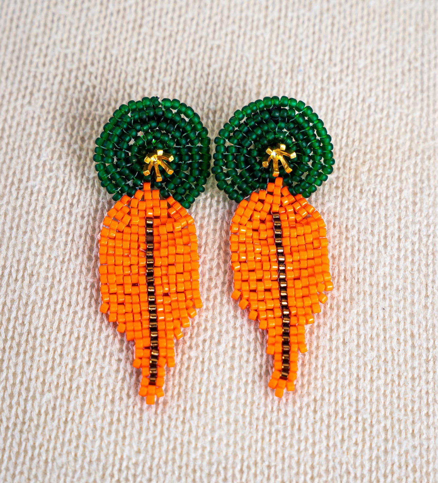 ARETES SEMILLA DE FUEGO