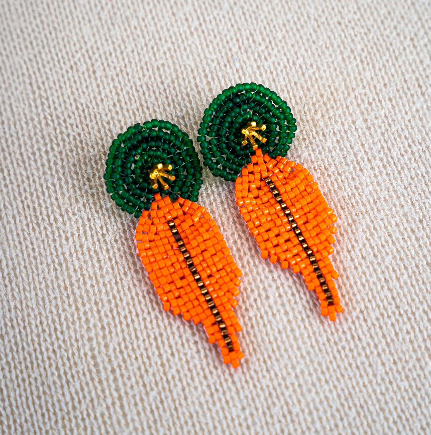 ARETES SEMILLA DE FUEGO